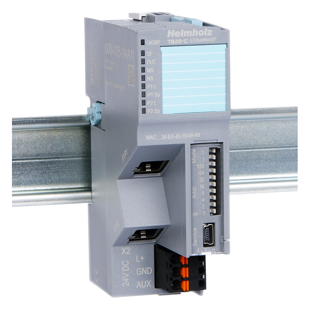 HELMHOLZ TB20 Acoplador Ethernet/IP 600-175-1AA11