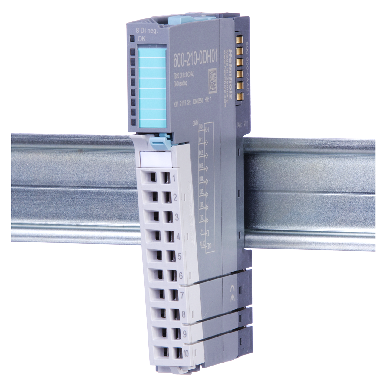 HELMHOLZ TB20 Modulo Entradas Digitales 8x DC24 600-210-0DH01