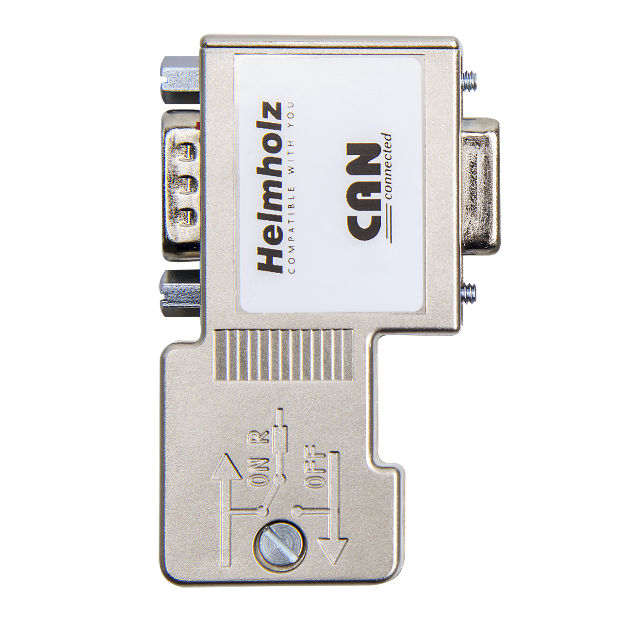 Helmholz Conector CAN Bus 90°, con conexión trasera 700-690-1BB12