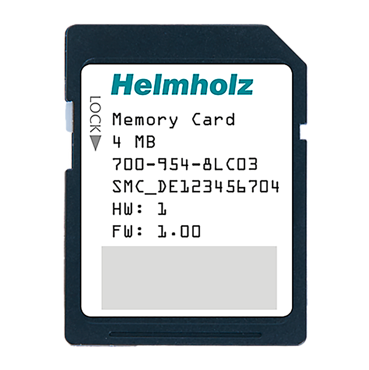 Helmholz Tarjeta de Memoria para S7-1200 / S7-1500, 4 MByte 700-954-8LC03