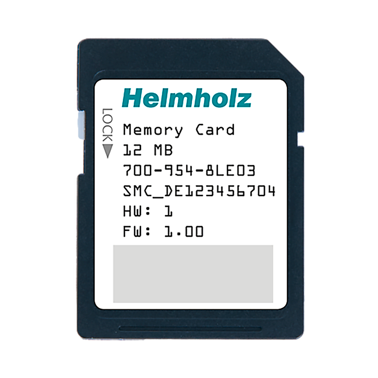 Helmholz Tarjeta de Memoria para S7-1200 / S7-1500, 12 MByte 700-954-8LE03