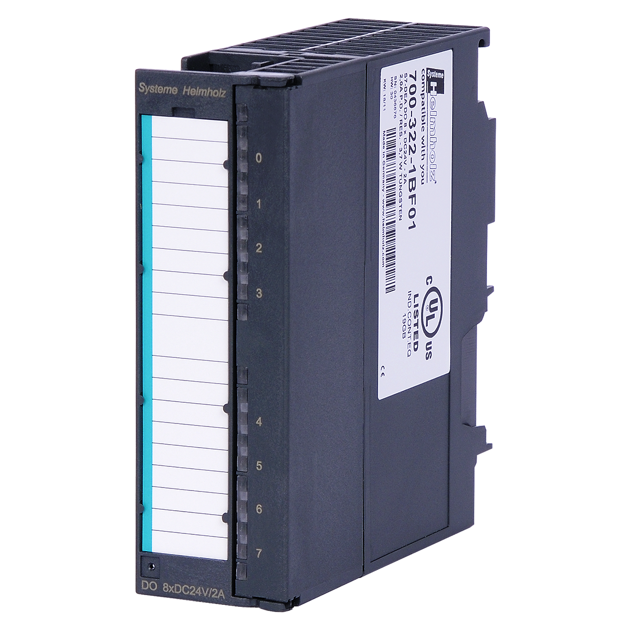 Helmholz DEA 300, Modulo Salidas Digitales, 8 salidas (24 VDC; 2 A) 700-322-1BF01