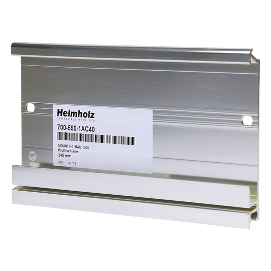 Helmholz Riel de Montaje para S7-1500, Longitud 245 mm 700-590-1AC40