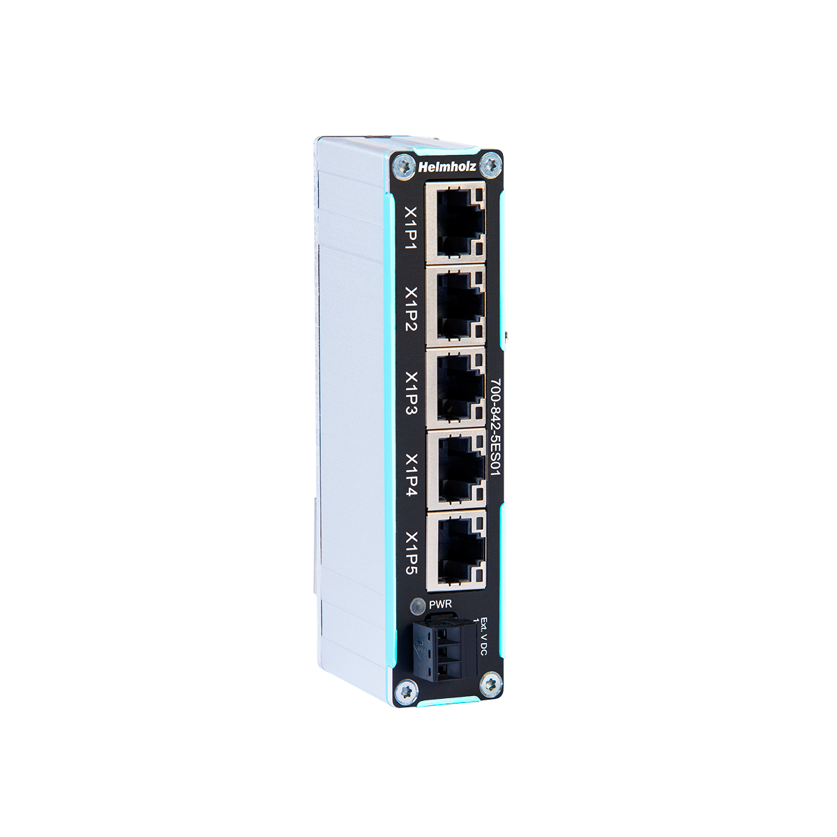 Helmholz Flextra Slim Ethernet Switch 5x RJ45 10/100 Mbit 700-842-5ES01
