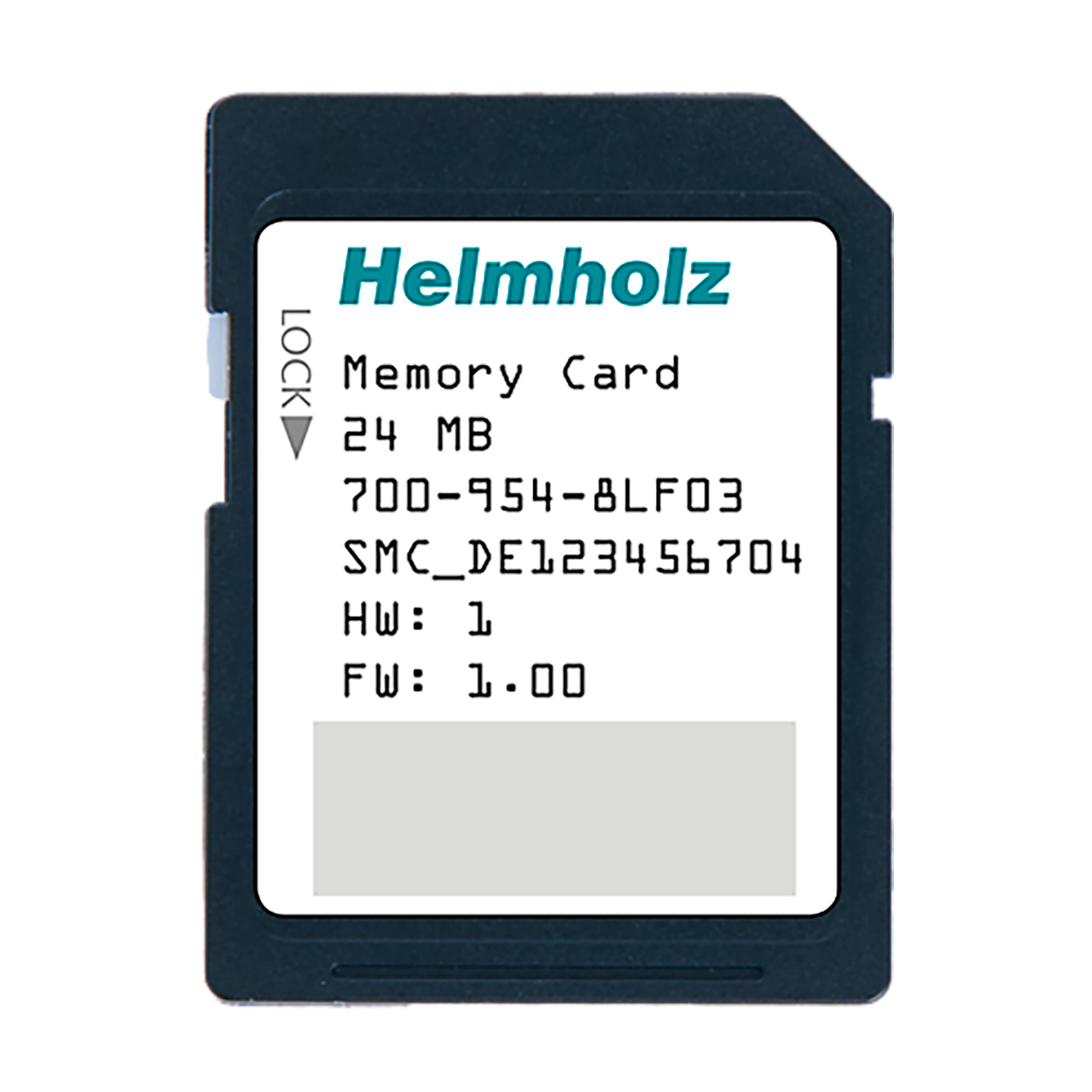 Helmholz Tarjeta de Memoria para S7-1200 / S7-1500, 24 MByte 700-954-8LF03