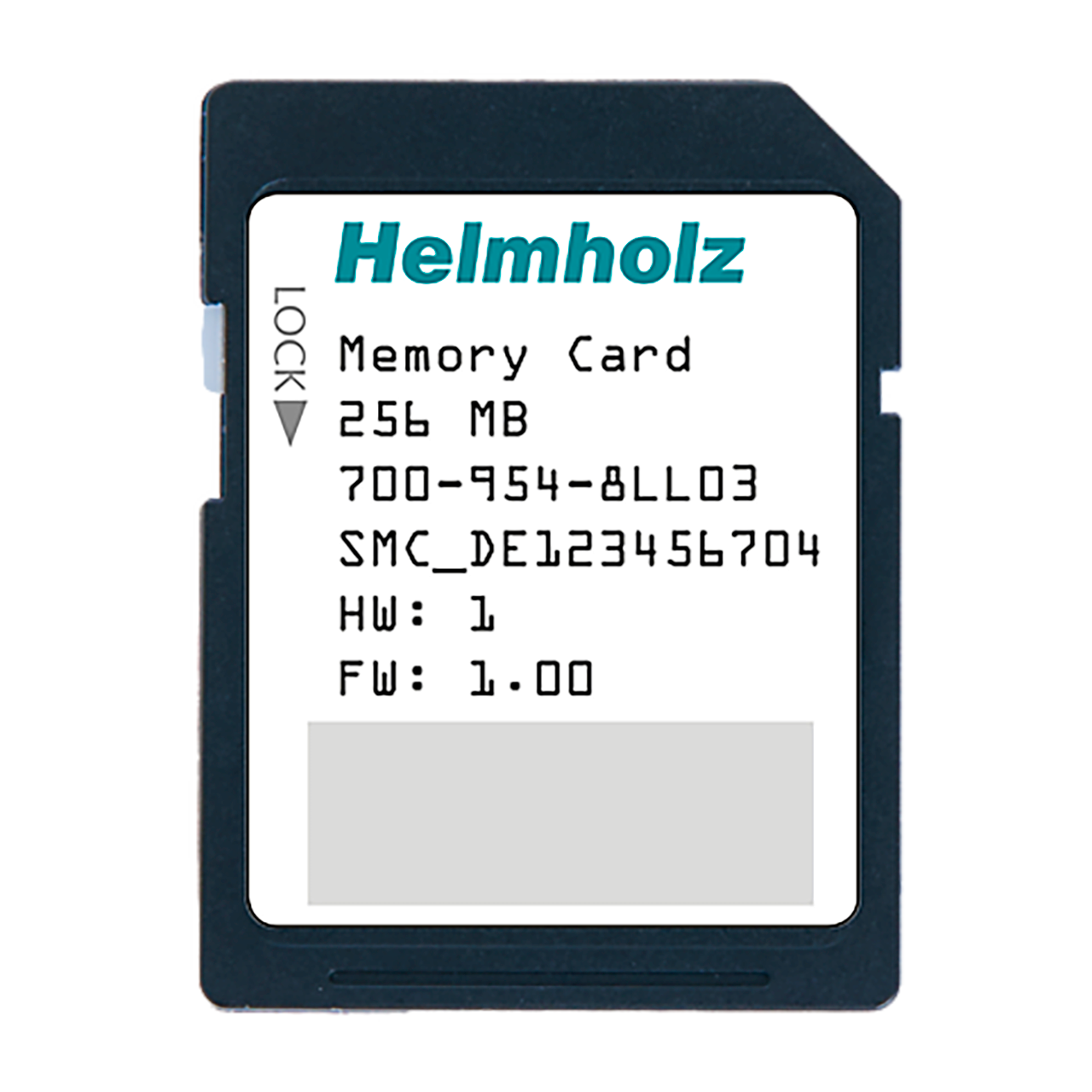 Helmholz Tarjeta de Memoria para S7-1200 / S7-1500, 256 MByte 700-954-8LL03