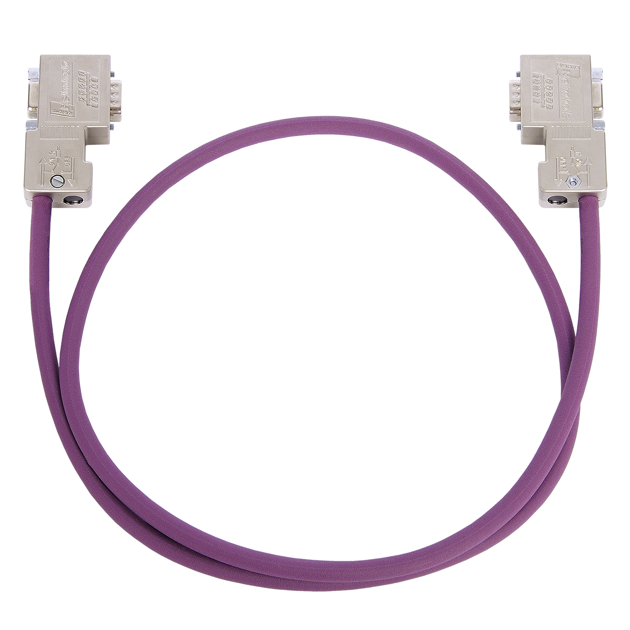 Helmholz Cable PROFIBUS flexible prearmado, 2x Conector PROFIBUS 90° con PG, 3m 700-970-2VK03