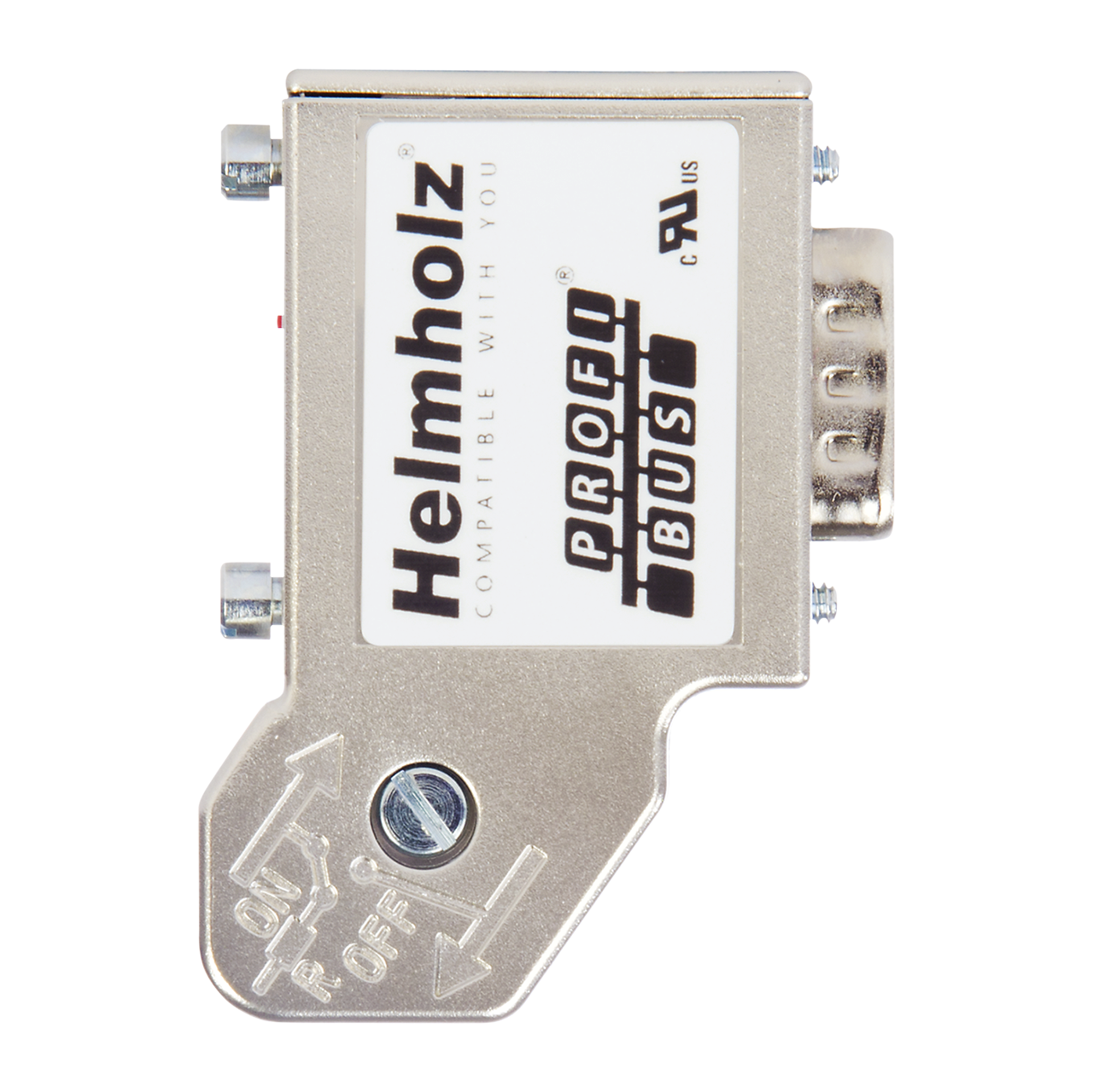 Helmholz Conector PROFIBUS 35°, sin conexion PG trasera, terminales de tornillo 700-972-0BA41