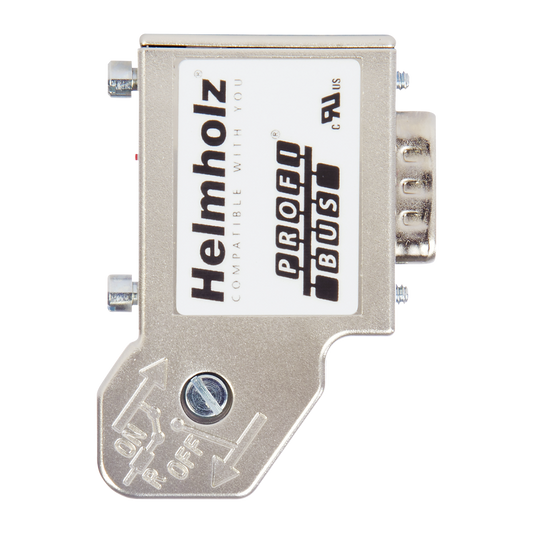 Helmholz Conector PROFIBUS 35°, sin conexion PG trasera, terminales de tornillo 700-972-0BA41
