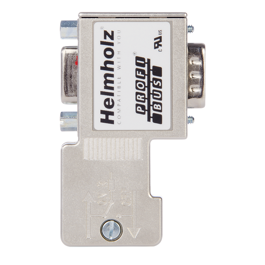 Helmholz Conector PROFIBUS 90°, con conexion PG trasera, terminales de tornillo 700-972-0BB12