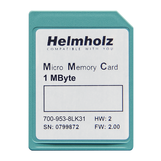 Helmholz Micro Tarjeta de Memoria, 1 MByte 700-953-8LK31