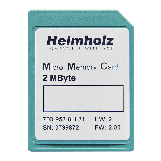 Helmholz Micro Tarjeta de Memoria, 2 MByte 700-953-8LL31