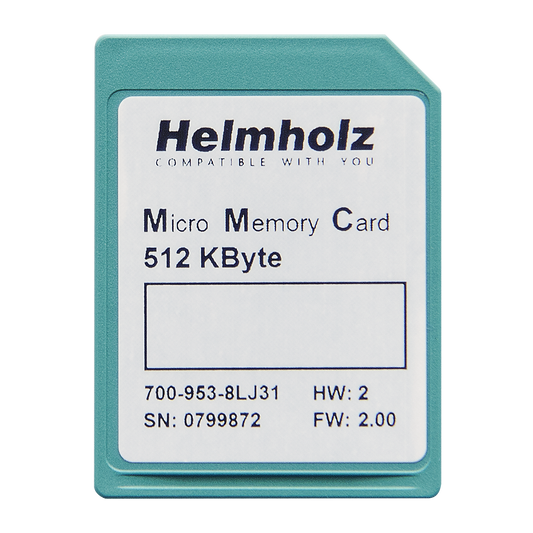 Helmholz Micro Tarjeta de Memoria, 512 kByte 700-953-8LJ31