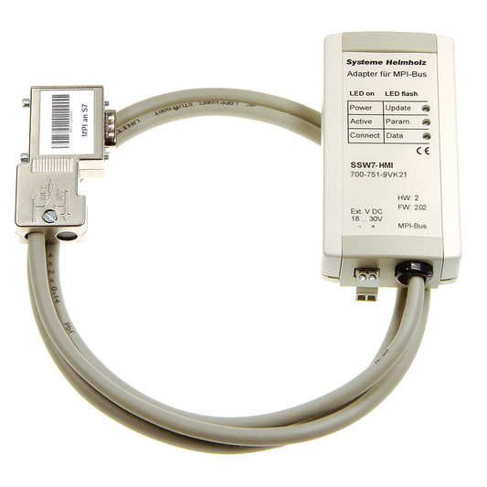 Helmholz SSW7-HMI, Adaptador MPI-Adapter con protocolo HMI 700-751-9VK21