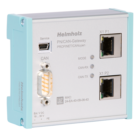 Helmholz PN/CAN Gateway, PROFINET/CANopen Master 700-670-PNC01