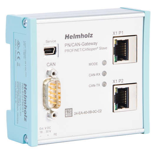 Helmholz PN/CAN Gateway, PROFINET/CANopen Esclavo 700-672-PNC01