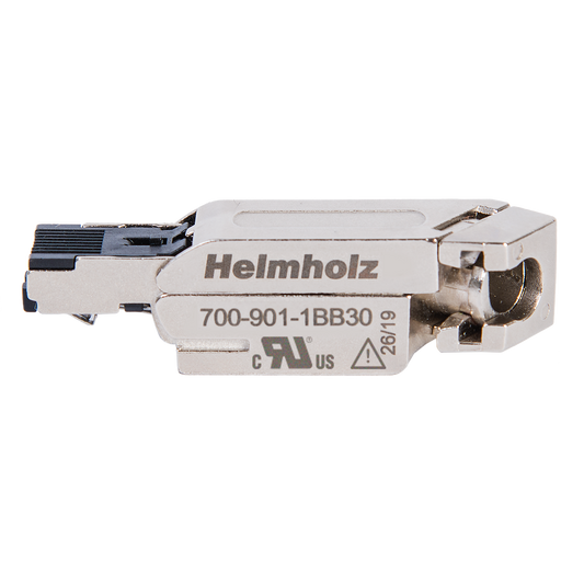 Helmholz conector PROFINET, RJ45, 145° EasyConnect©, 10/100 Mbps 700-901-1BB30