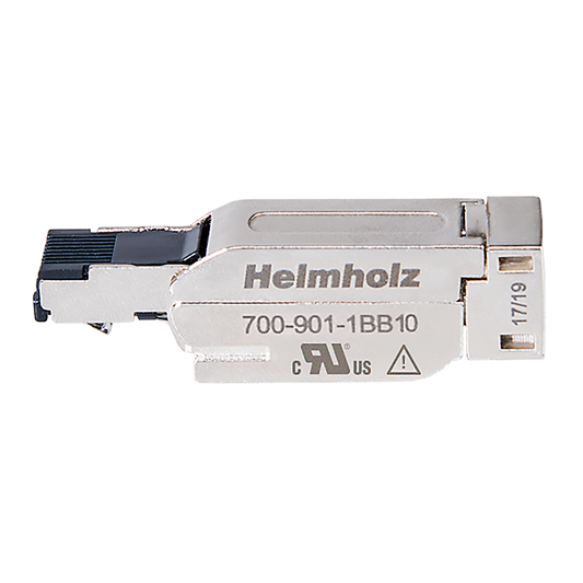 Helmholz conector PROFINET, RJ45, 180° EasyConnect©, 10/100 Mbps 700-901-1BB10