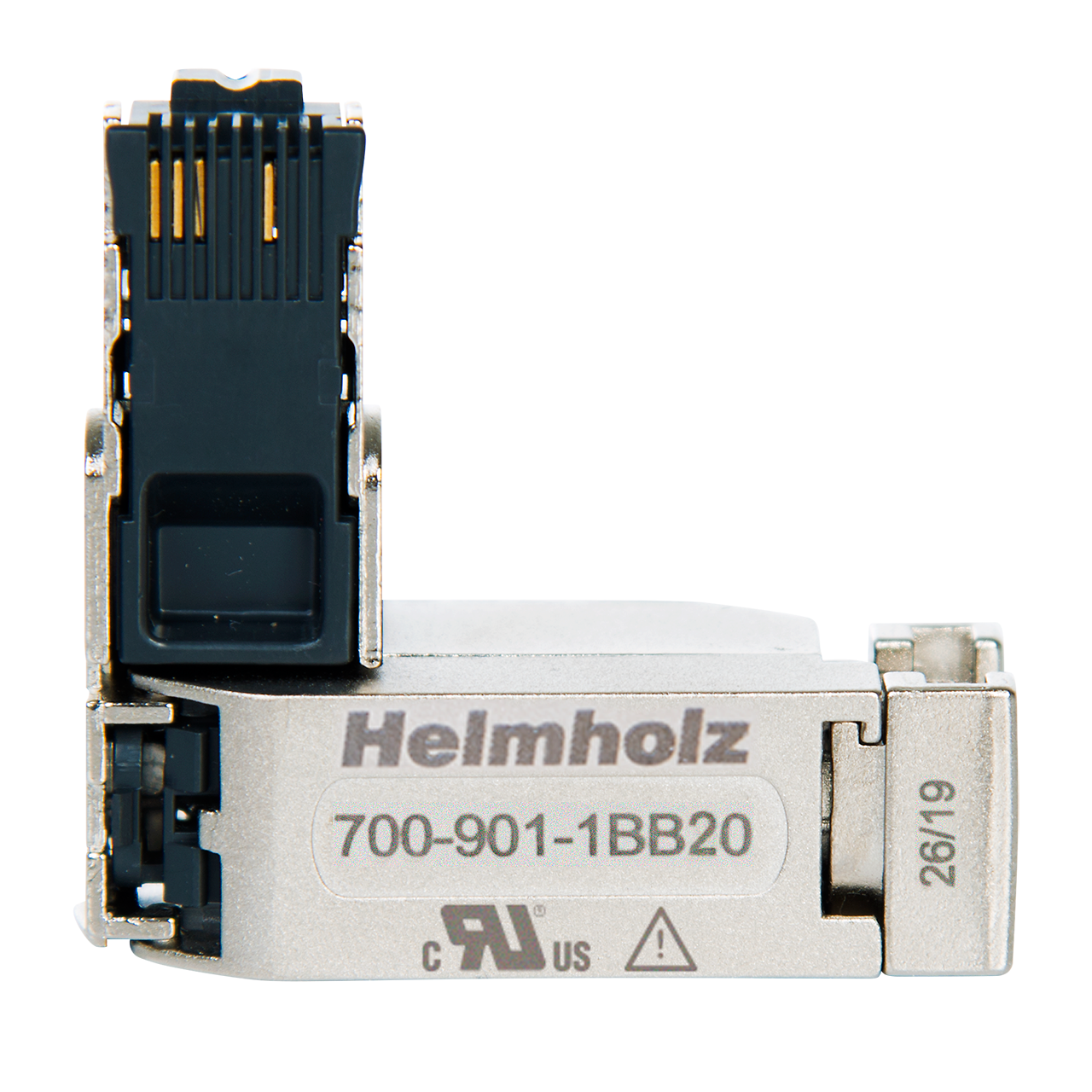 Helmholz conector PROFINET, RJ45, 90° EasyConnect©, 10/100 Mbps 700-901-1BB20